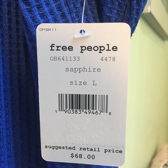 NWT Free People Cotton Dahlia Bell-Sleeve Top - Picture 5 of 6